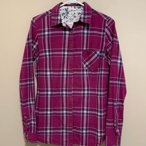 GRG Montreal plaid button-up shirt, size medium